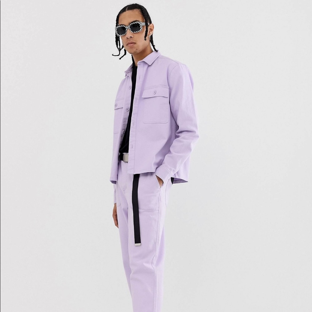 Purple - Medium - ASOS Jacket Top